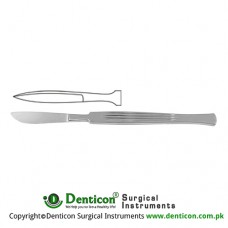 Dissecting Knife / Opreating Knife Sharp Pointed - Fig. 14 Stainless Steel, 14 cm - 5 1/2"